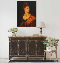 Charlotte Wolter Schauspielerin by Hans Canon