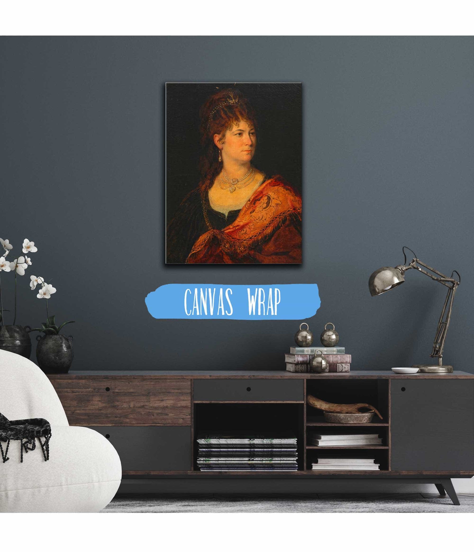 Charlotte Wolter Schauspielerin by Hans Canon