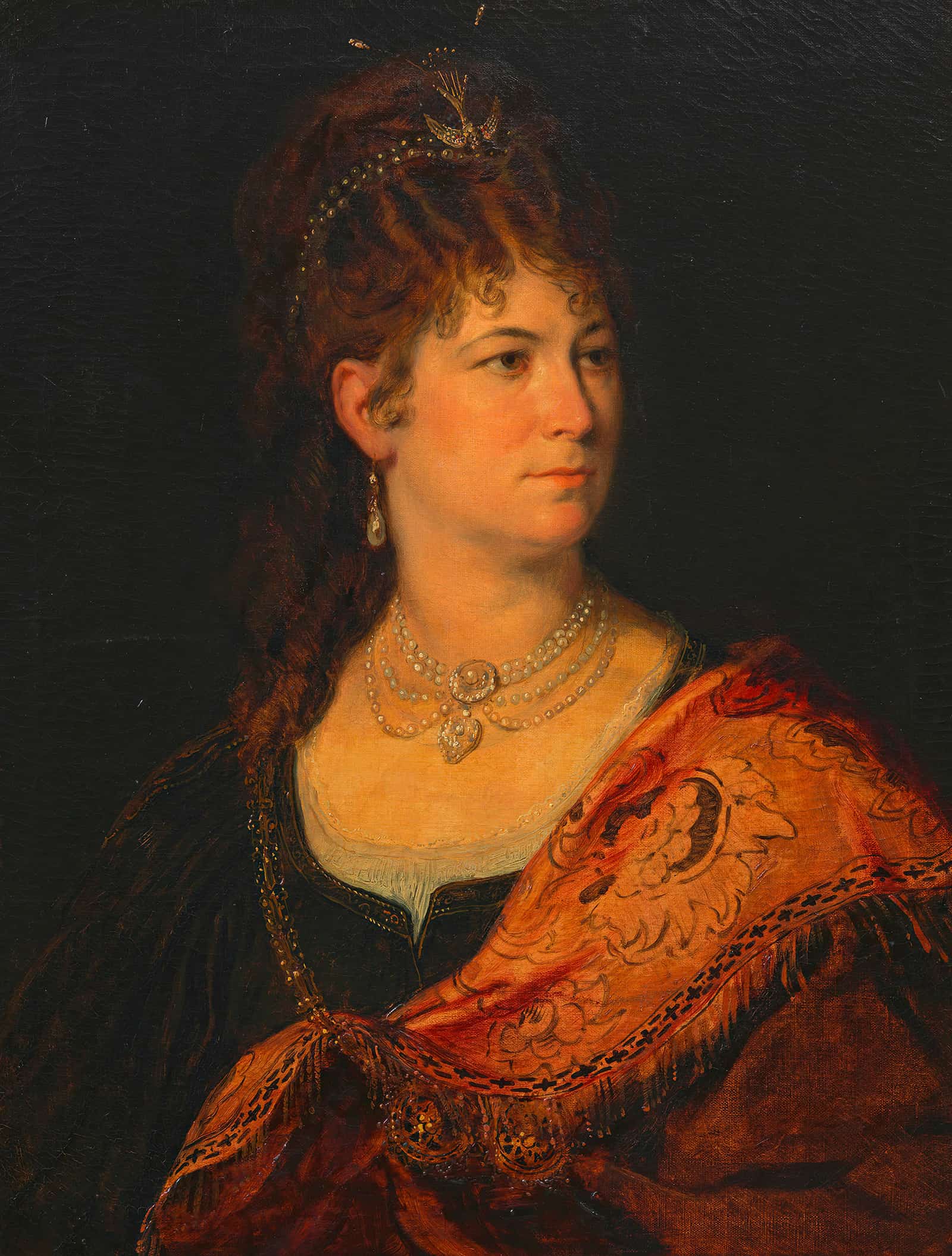Charlotte Wolter Schauspielerin by Hans Canon