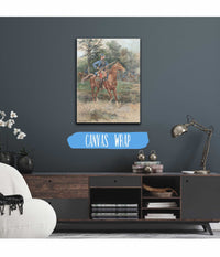 Chasseur A Cheval Soldier On Horseback by Jean Baptiste Edouard Detaille