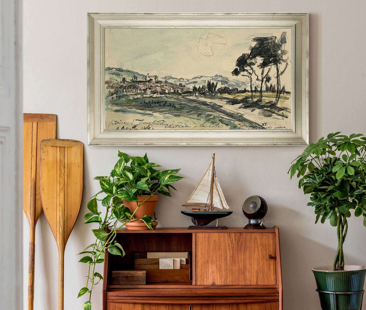 Chateau Cote Saint Andre by Johan Barthold Jongkind