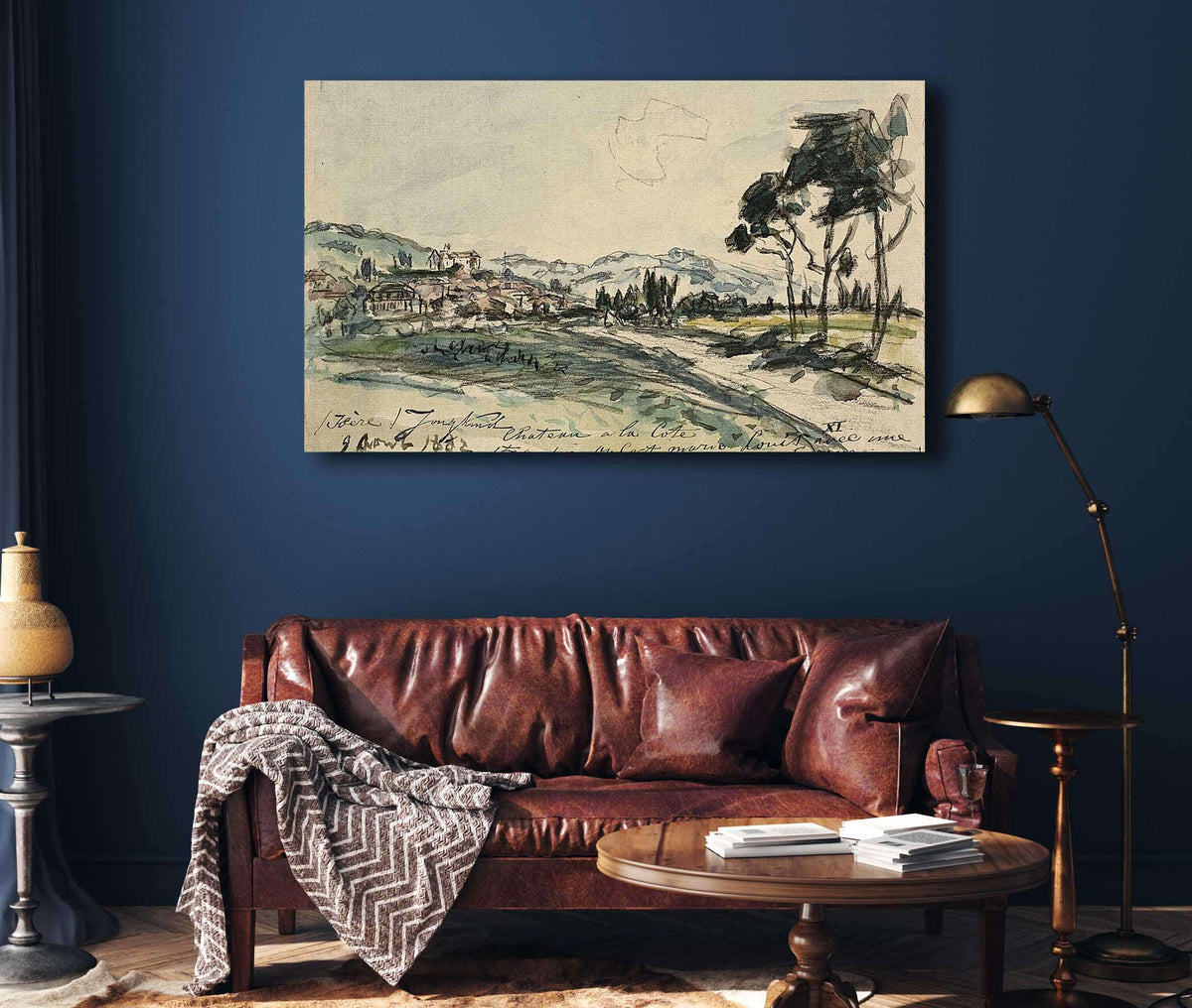 Chateau Cote Saint Andre by Johan Barthold Jongkind