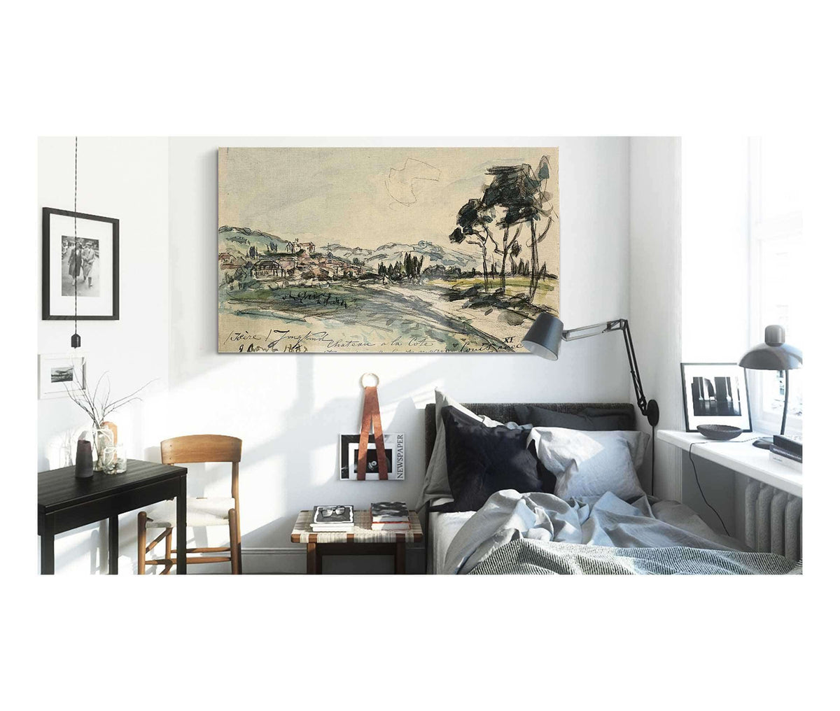 Chateau Cote Saint Andre by Johan Barthold Jongkind