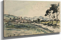 Chateau Cote Saint Andre by Johan Barthold Jongkind