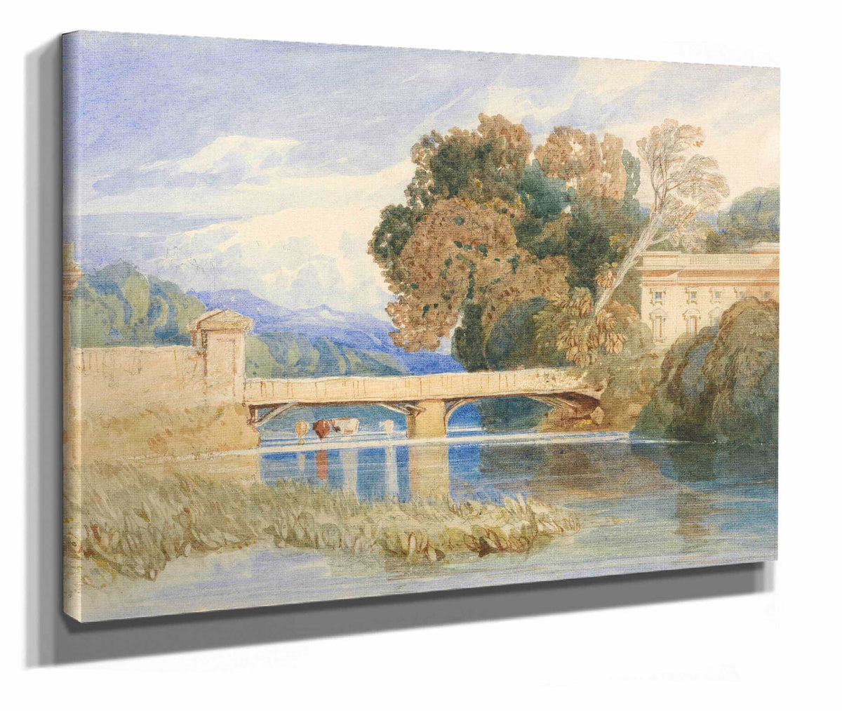 Chateau Navarre Near Evreux Normandy by John Sell Cotman