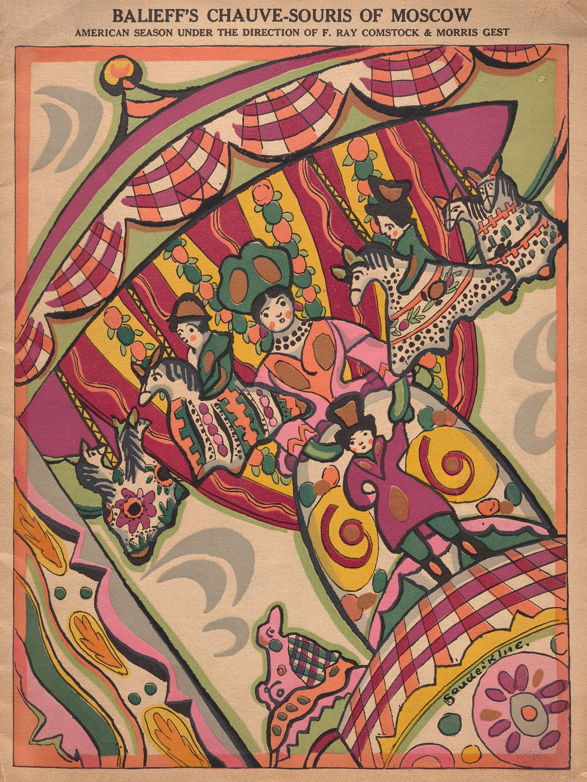 Chauve Souris Program by Ralph Barton