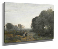 Chaville Le Matin Au Printemps by Jean Baptiste Camille Corot