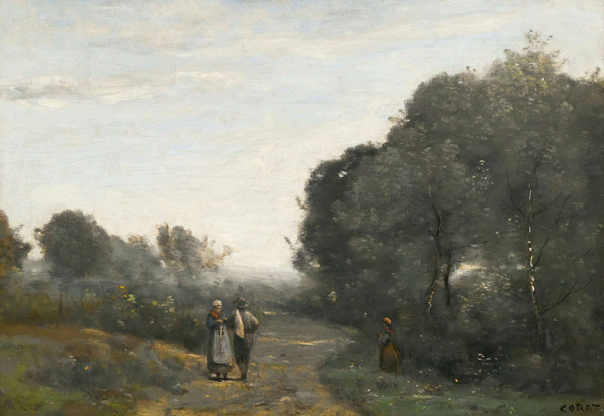 Chaville Le Matin Au Printemps by Jean Baptiste Camille Corot