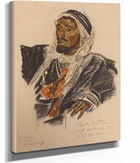 Cheikh Sattane Chef De La Tribu Haddidine Palmyre by Alexander Evgenievich Yakovlev