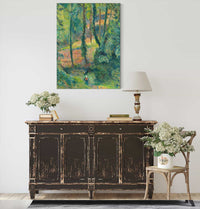 Chemin Creux Dans Une Pente Boisee by Paul Gauguin