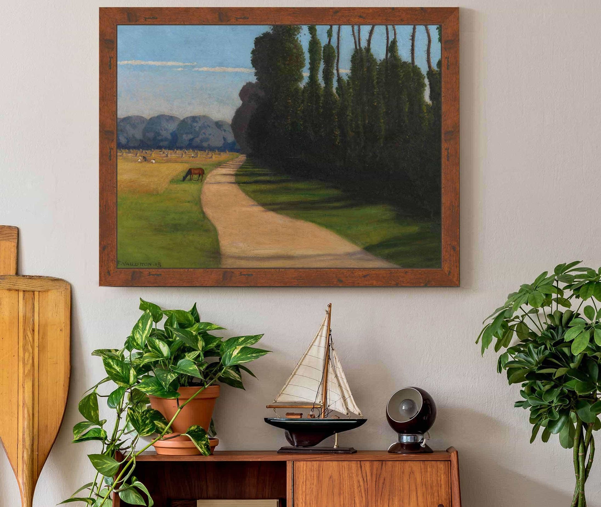 Chemin De La Croix Rouge by Felix Vallotton