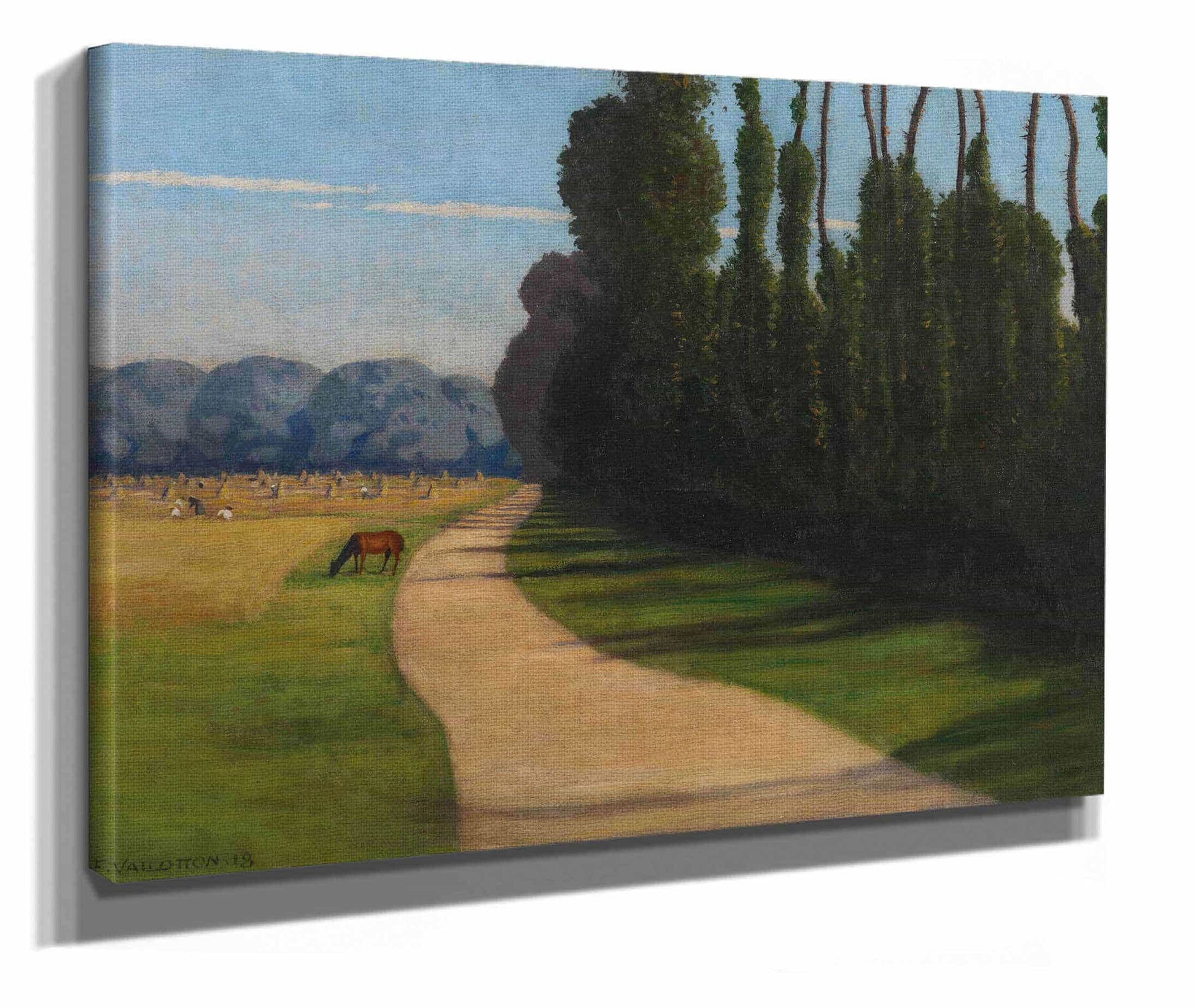 Chemin De La Croix Rouge by Felix Vallotton