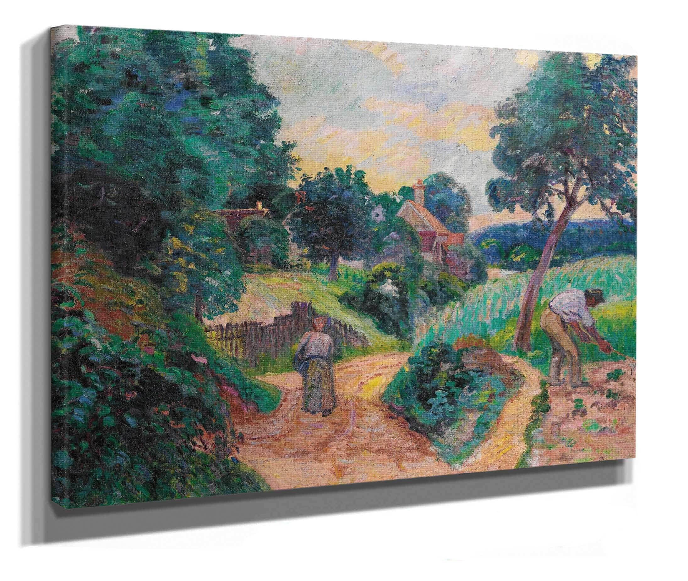 Chemin Des Carrieres A Miregaudon by Armand Guillaumin