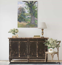 Chestnut Trees In Osny by Camille Pissarro