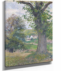 Chestnut Trees In Osny by Camille Pissarro