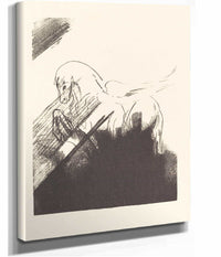 Cheval Aile Winged Horse by Odilon Redon