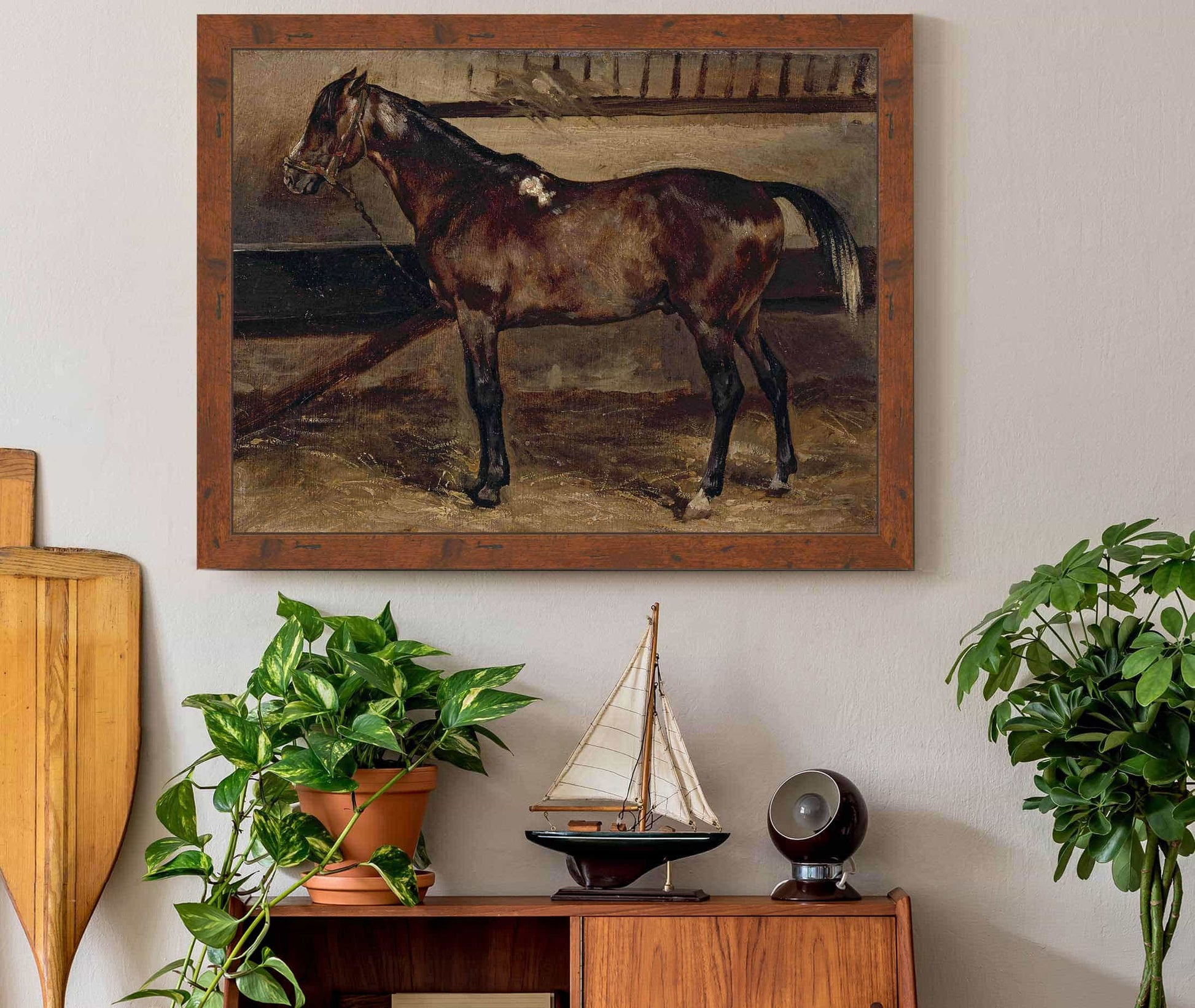 Cheval Brun A Lecurie by Theodore Gericault