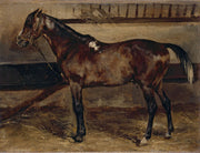 Cheval Brun A Lecurie by Theodore Gericault