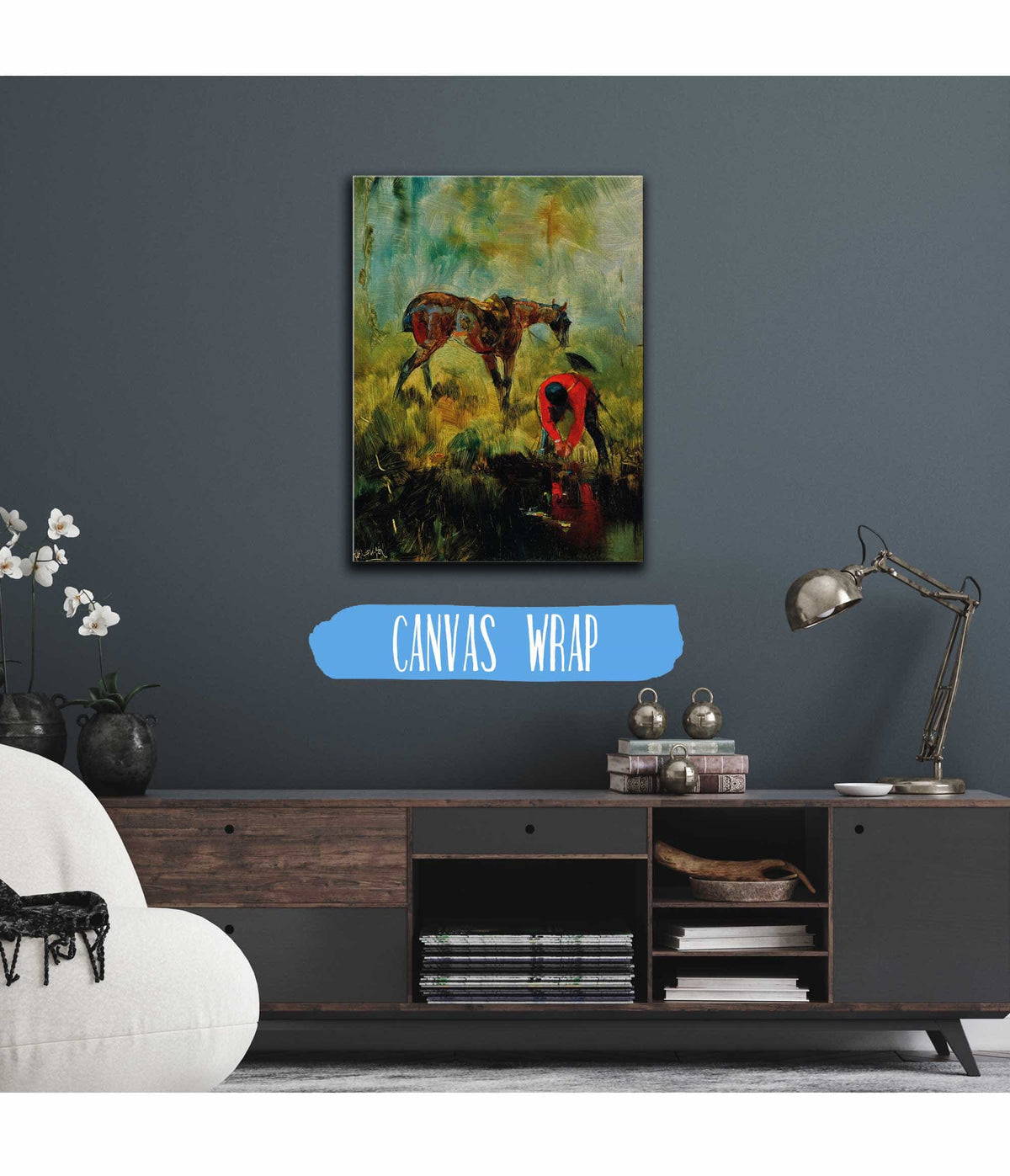 Cheval De Chasse A Courre by Henri De Toulouse Lautrec