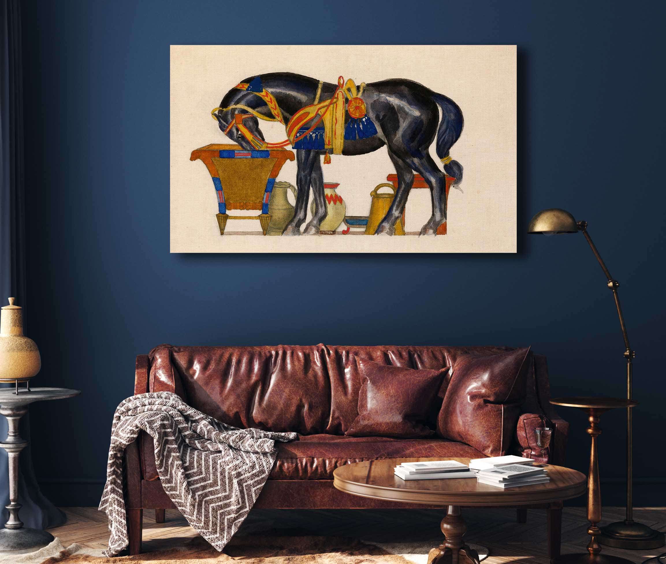 Cheval Sabreuvant by Leon Bakst