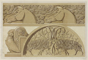 Chevaux Frise En Pierre Coq Amortissement Boucs Tympan En Pierre Sculptee by Maurice Pillard Verneuil