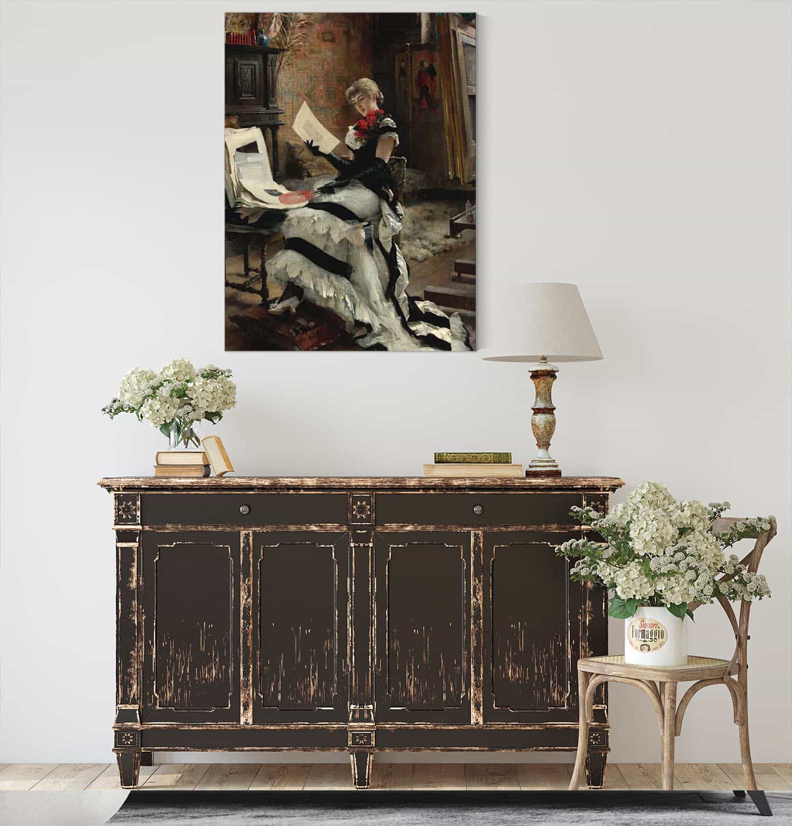 Chez Lartiste Les Gravures by Albert Edelfelt