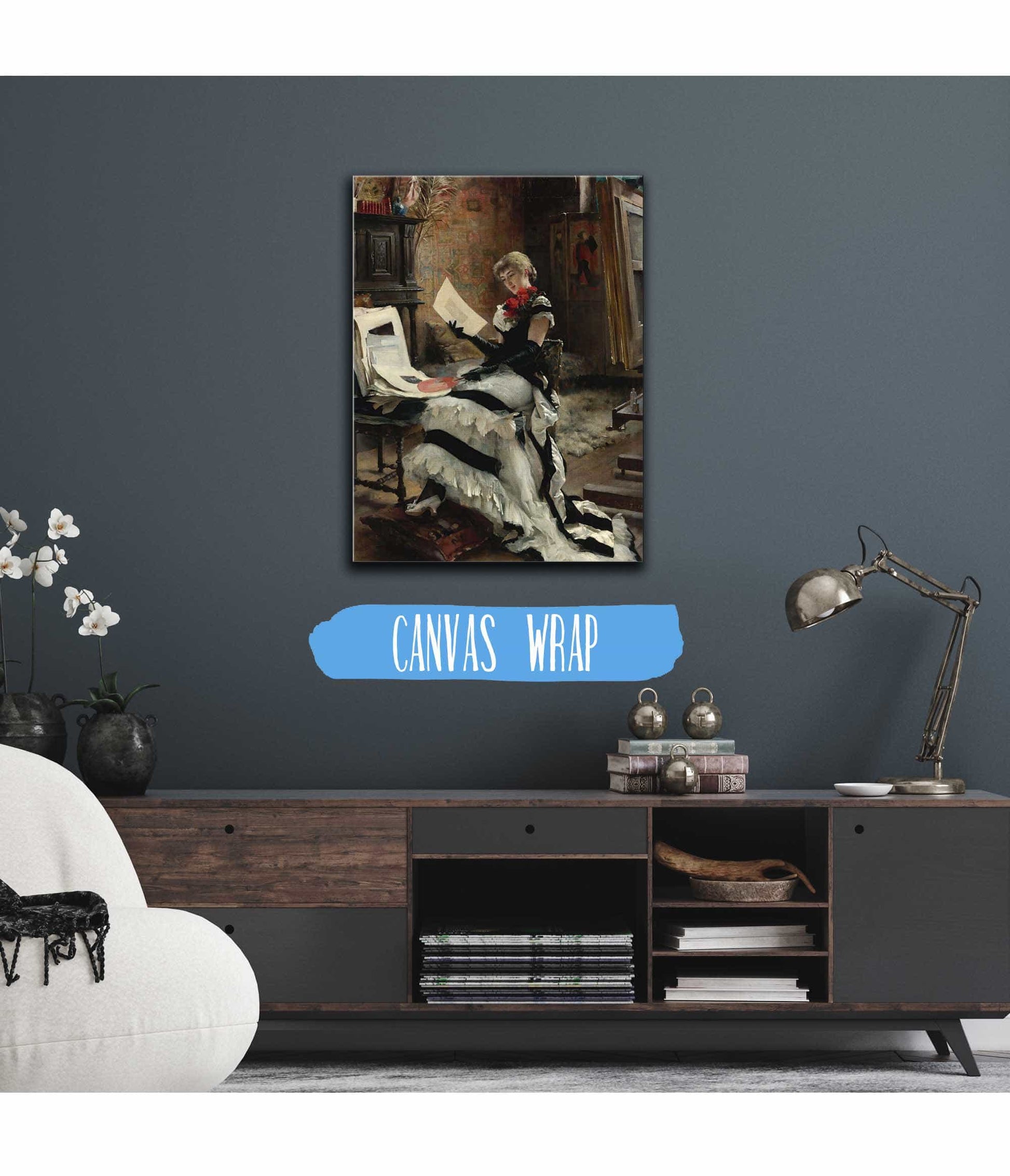 Chez Lartiste Les Gravures by Albert Edelfelt