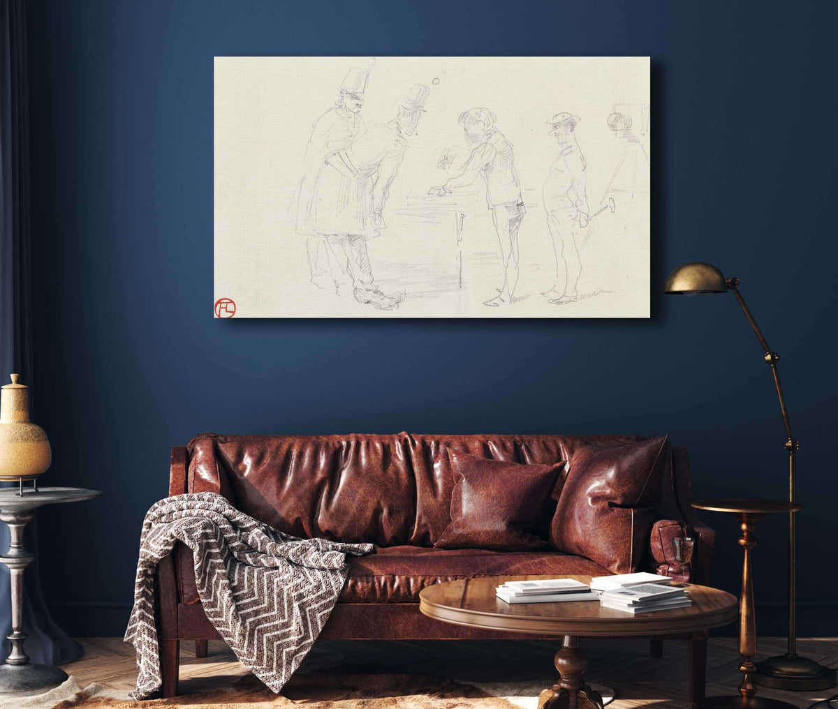 Chez Le Photographe by Henri De Toulouse Lautrec