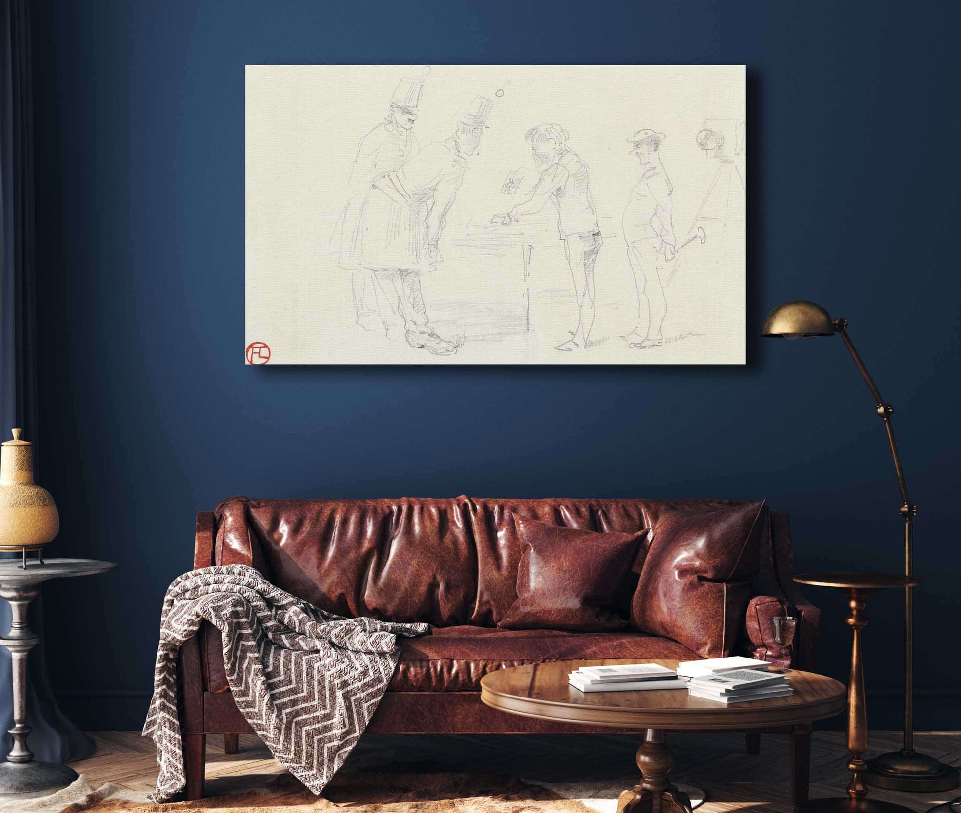 Chez Le Photographe by Henri De Toulouse Lautrec