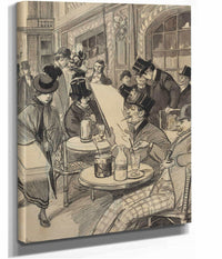 Chez Maxime by Theophile Alexandre Steinlen