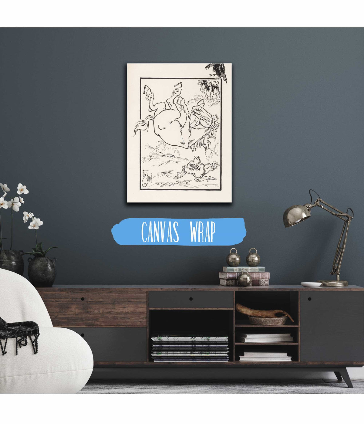 Chicken And The Horse by William Wallace Denslow