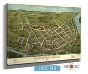 Chicopee Mass 1878 State of Massachusetts