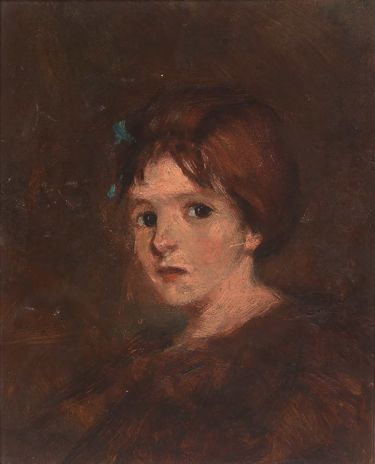 Child In Browns by Alice Pike Barney