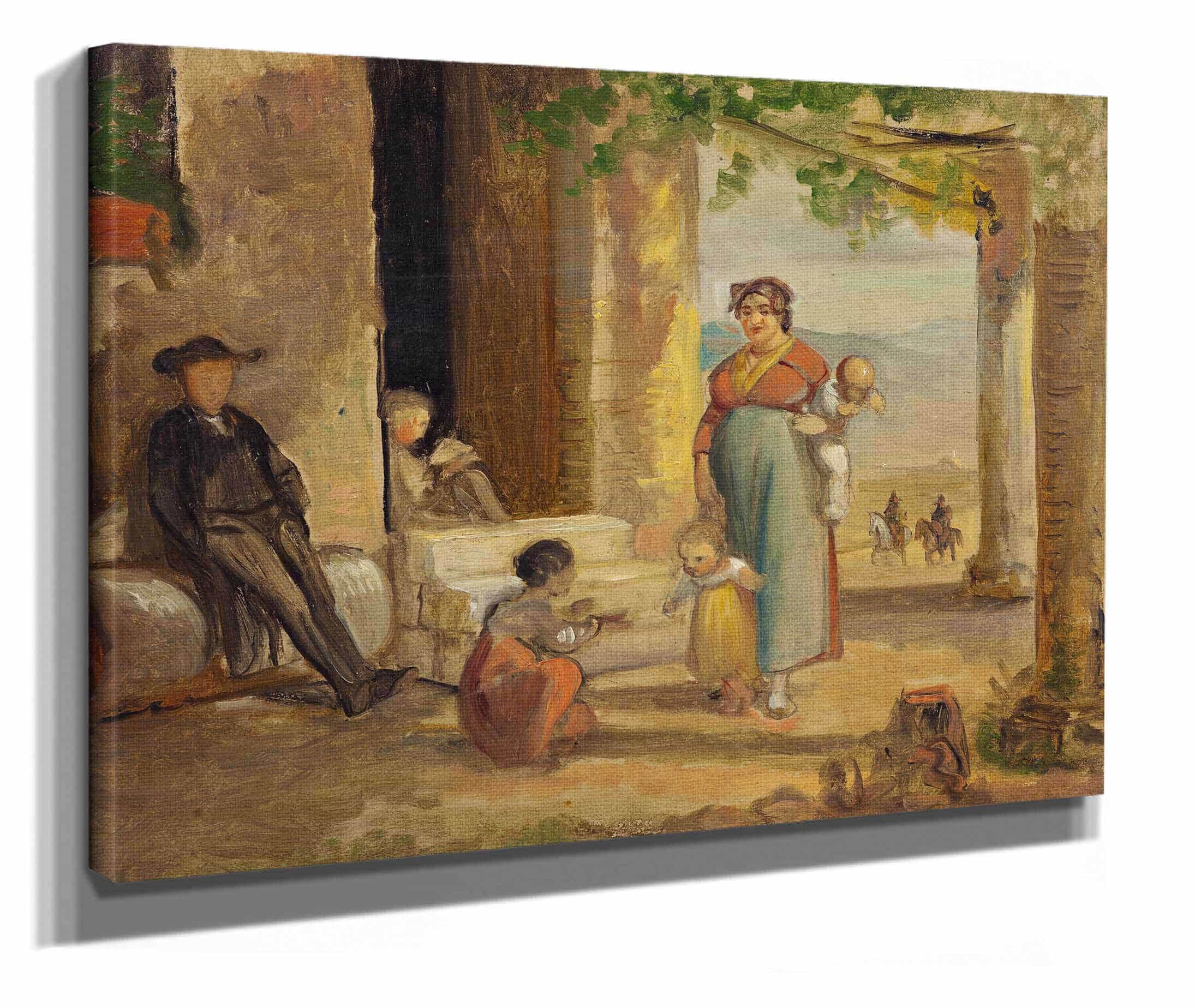 Child Learning To Walk Before by Wilhelm Marstrand