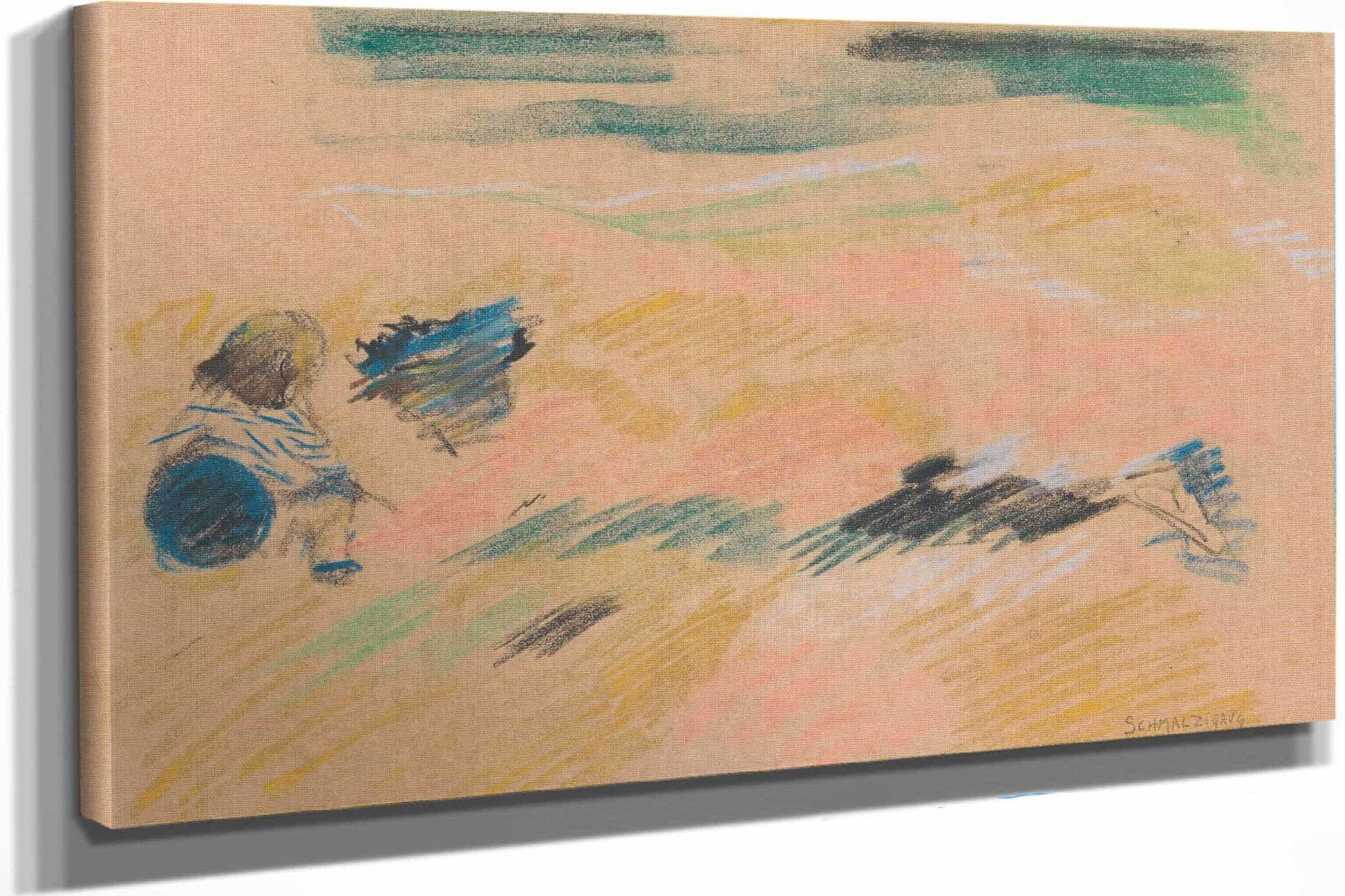 Child With Ball by Jules Schmalzigaug