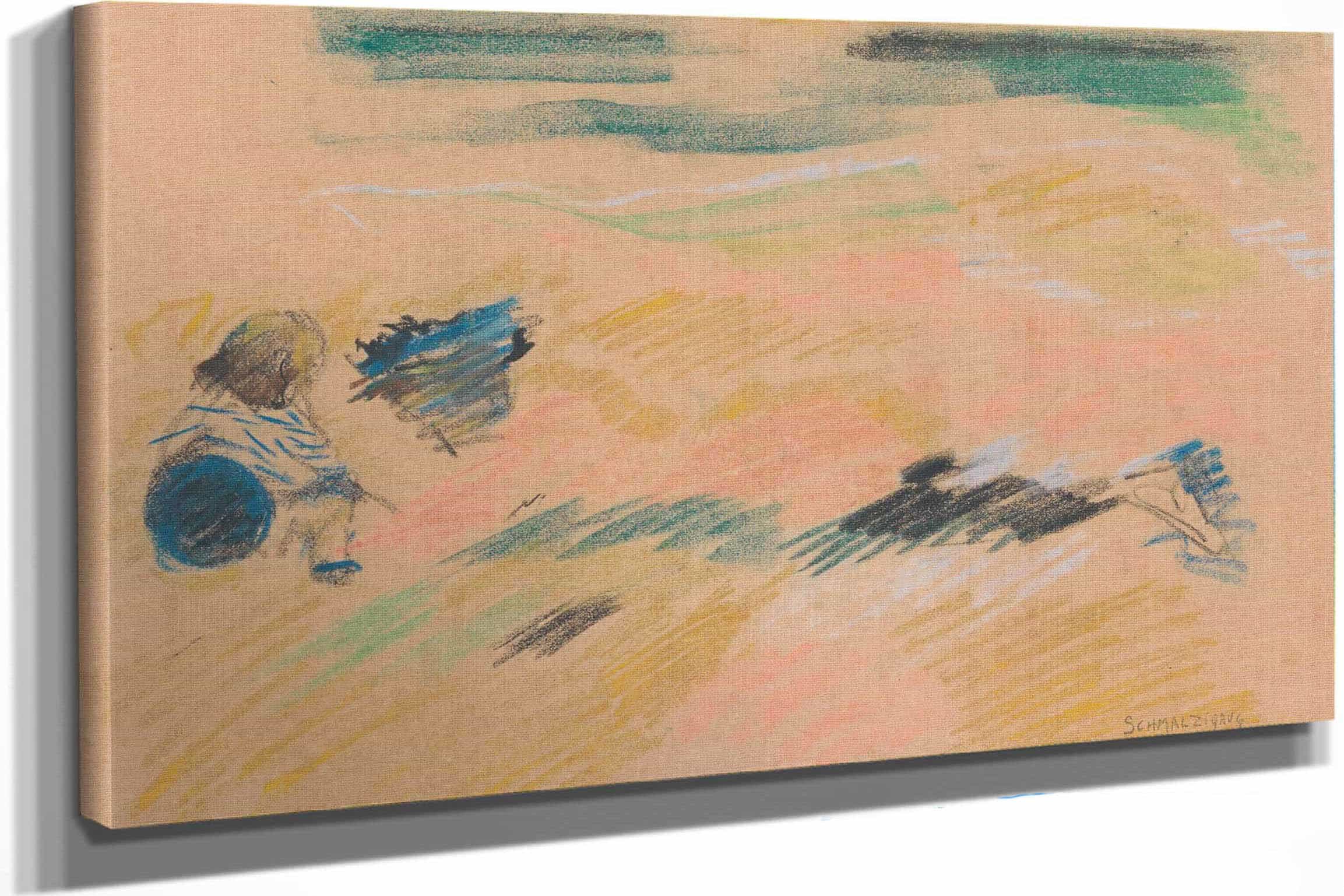 Child With Ball by Jules Schmalzigaug