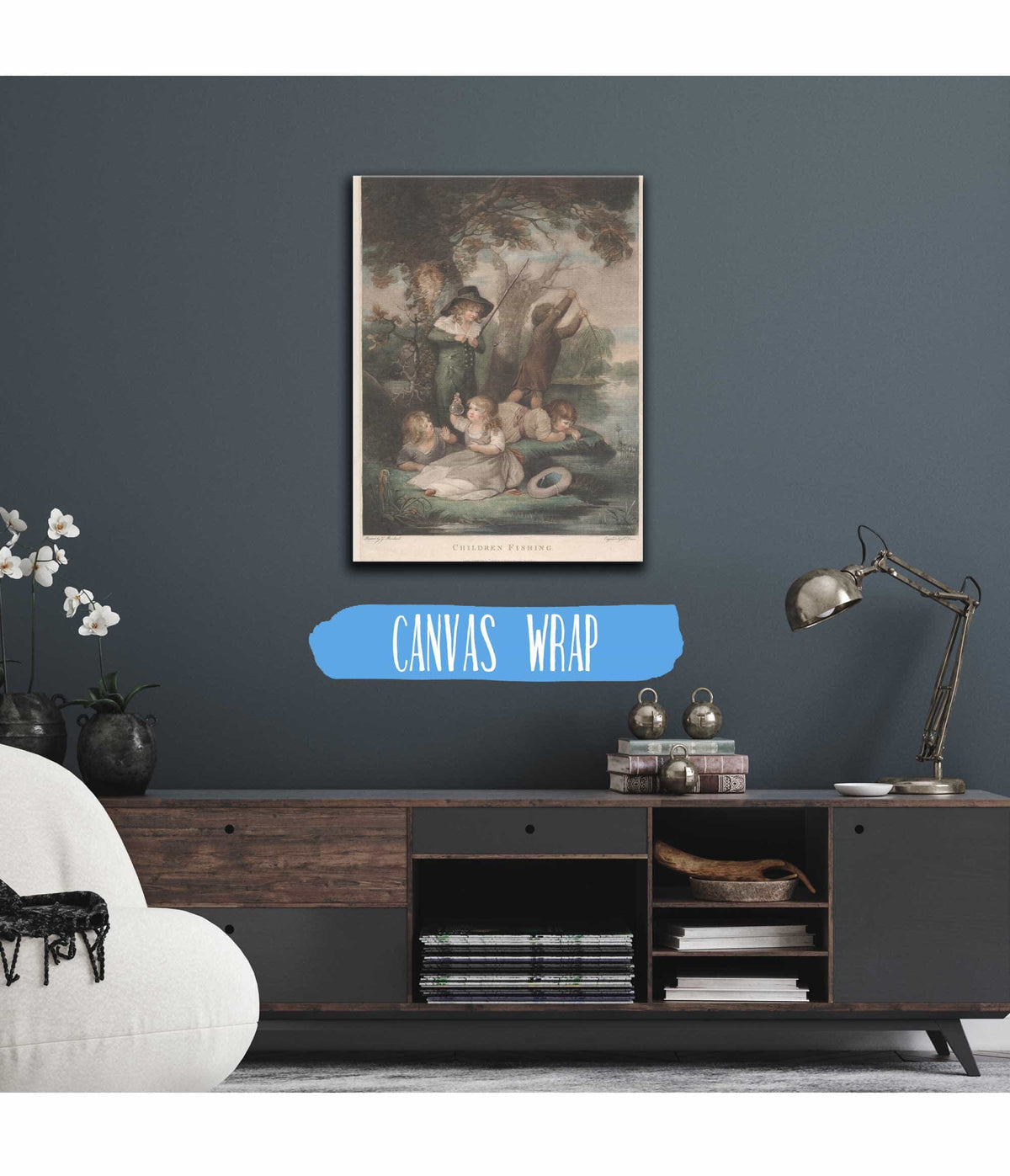 Children Fishing by George Morland