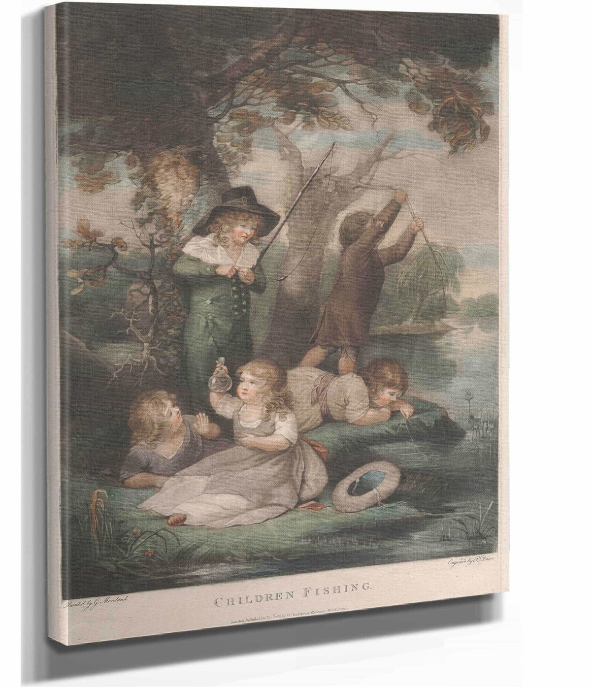 Children Fishing by George Morland