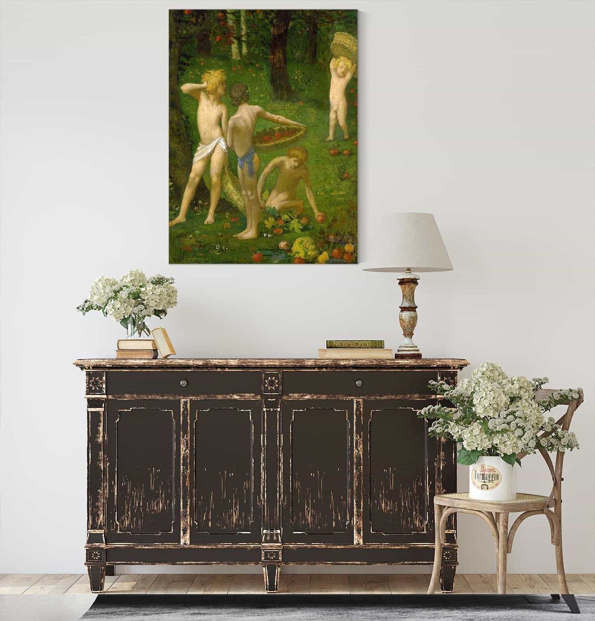 Children In An Orchard by Pierre Puvis De Chavannes