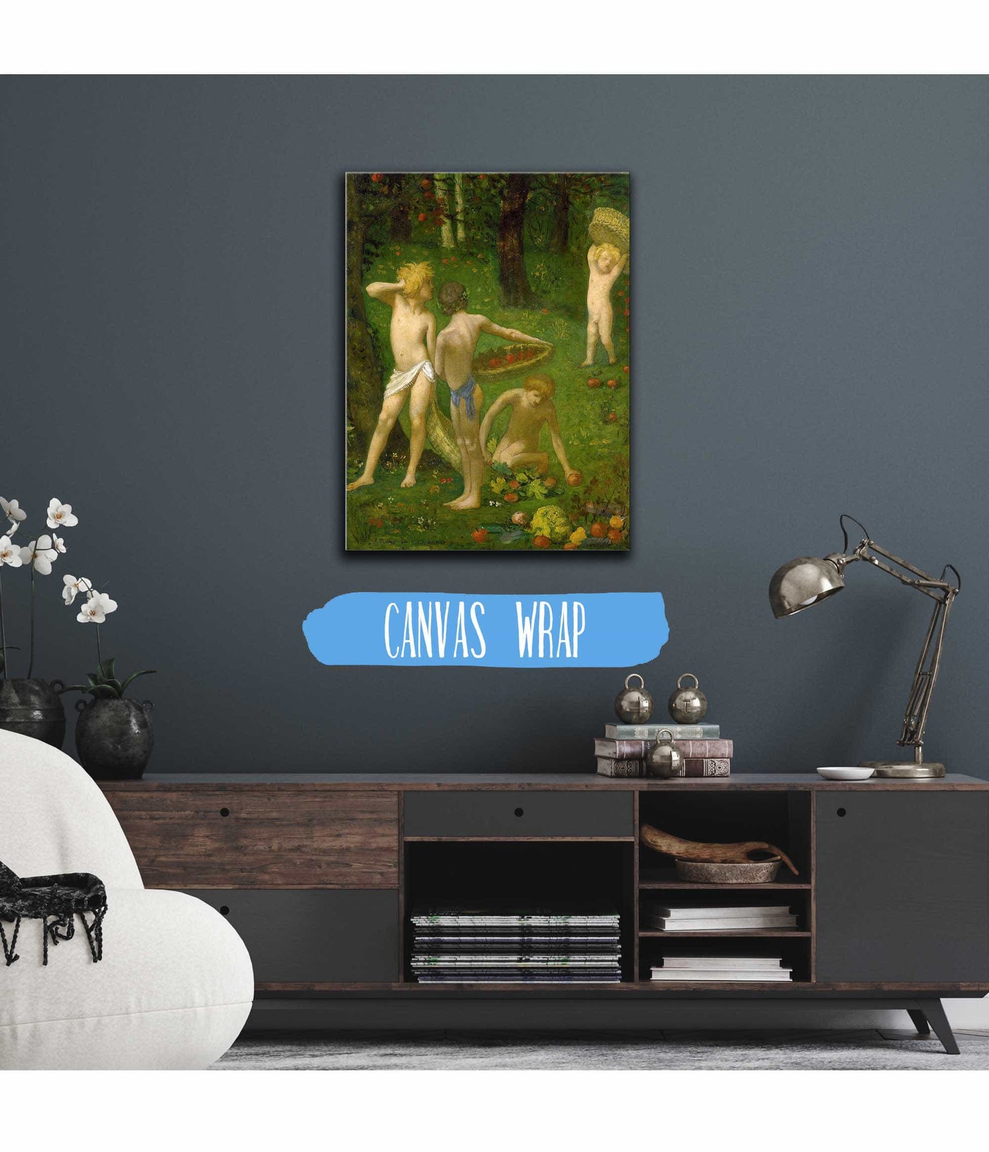 Children In An Orchard by Pierre Puvis De Chavannes