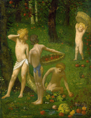 Children In An Orchard by Pierre Puvis De Chavannes