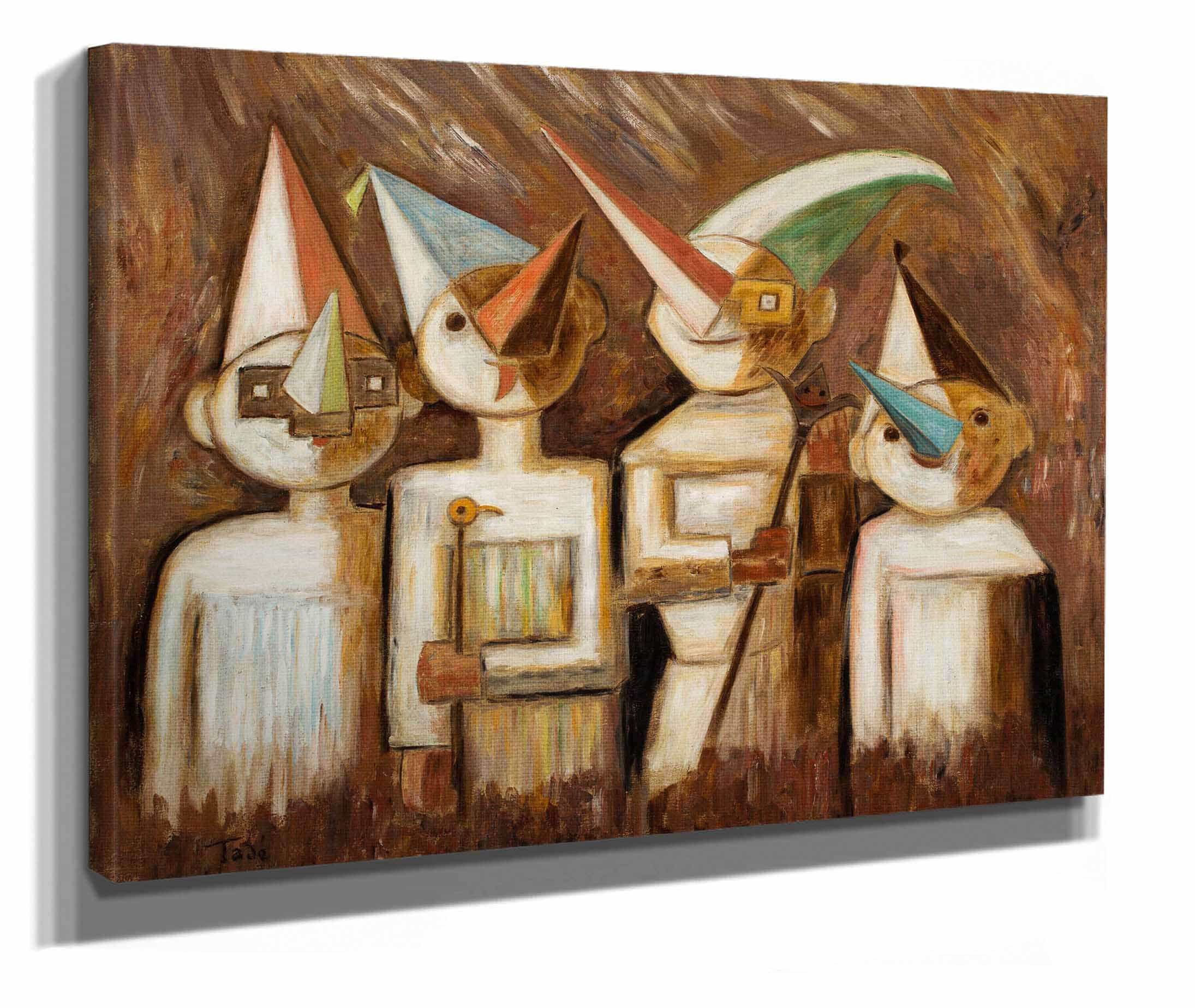 Children In Disguises by Tadeusz Makowski