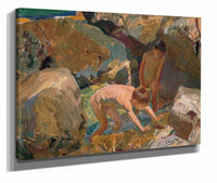 Children Looking For Shellfish by Joaquin Sorolla