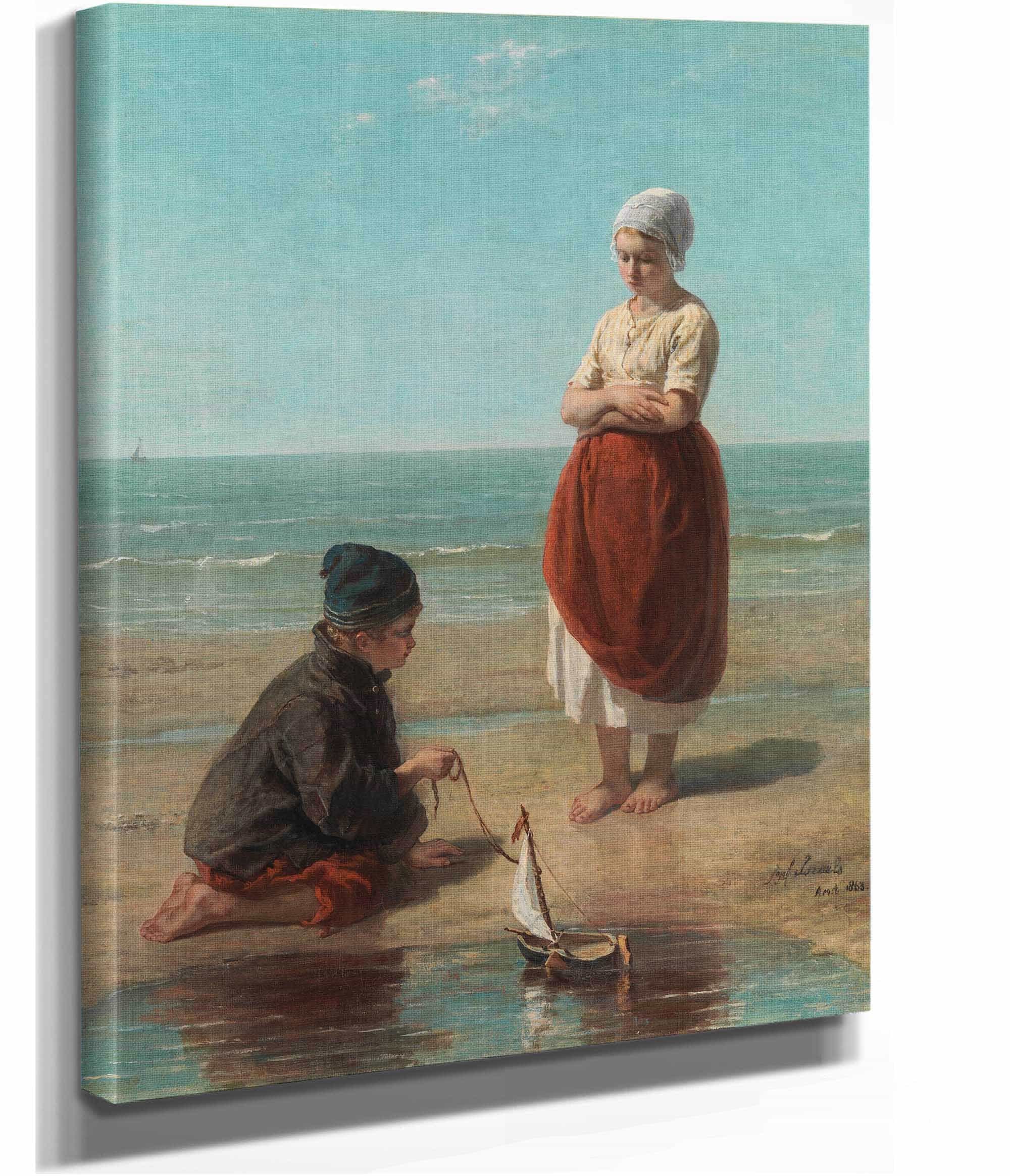 Children Of The Sea  by Jozef Israels