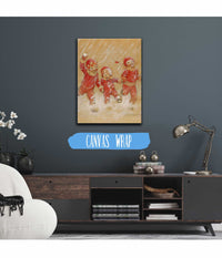 Children Playing In The Snow by Jessie Willcox Smith