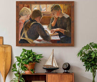 Children Reading by Pekka Halonen