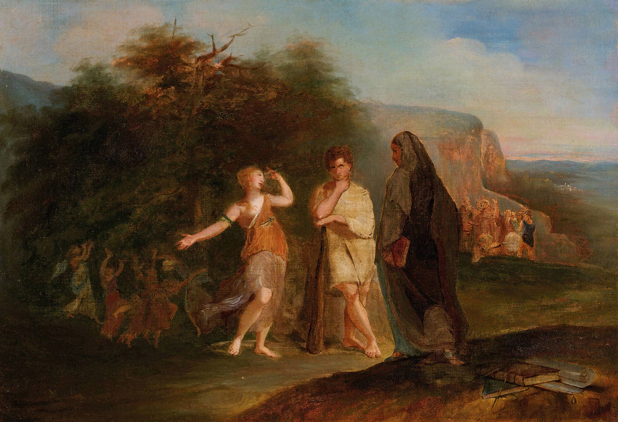 Choice Of Hercules by Thomas Sully