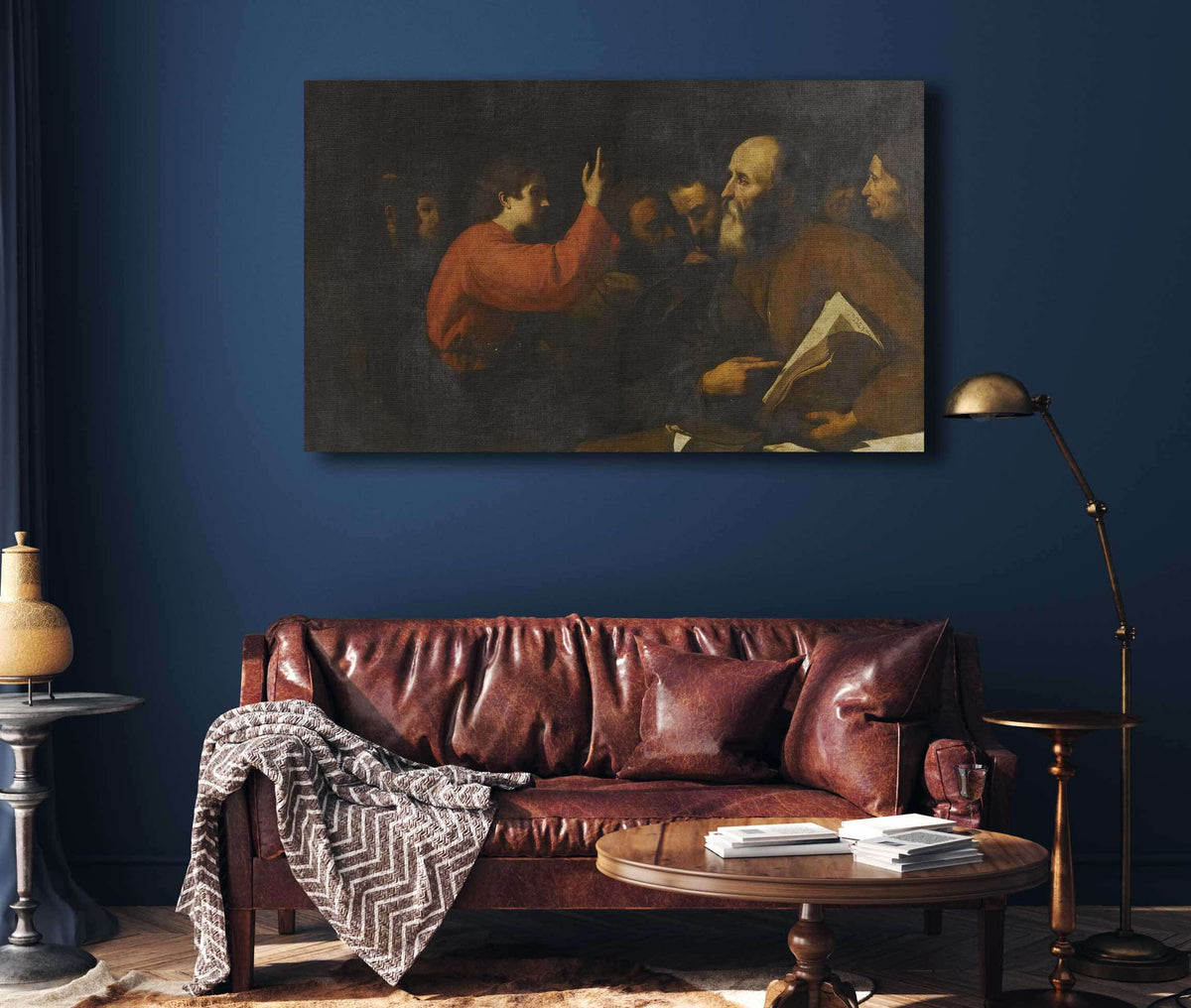 Christ Among The Doctors In The Temple by Jusepe De Ribera