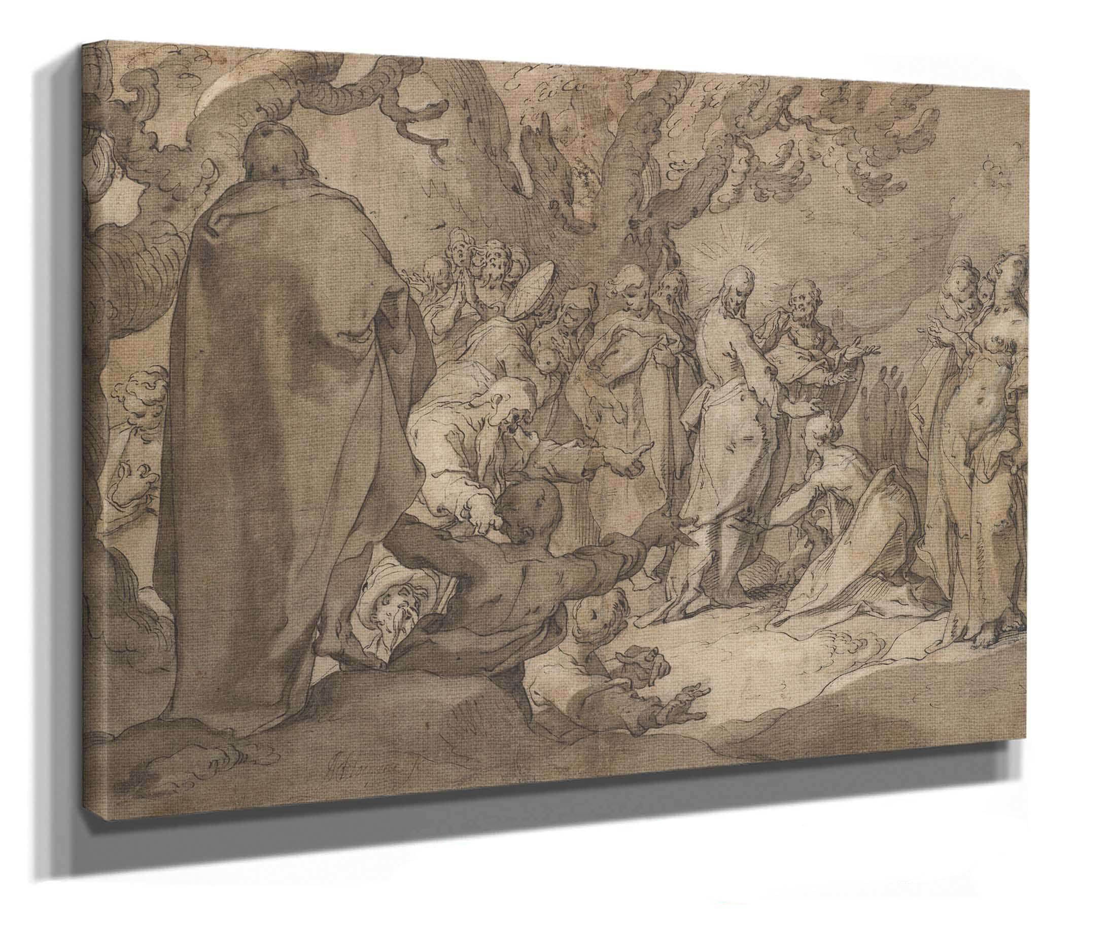 Christ And The Canaanite Women Th Century by Abraham Bloemaert