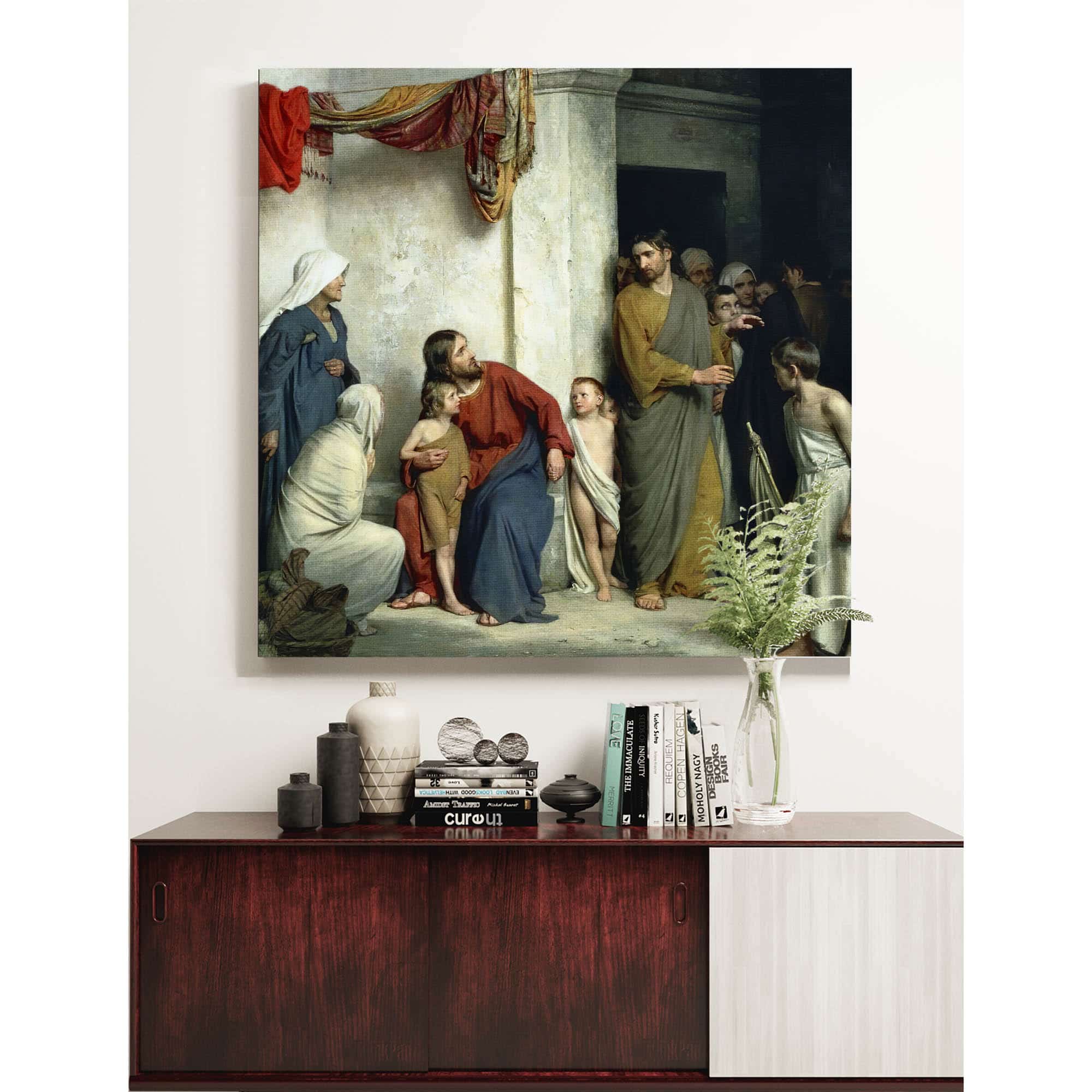 Christ And The Children by Carl Bloch